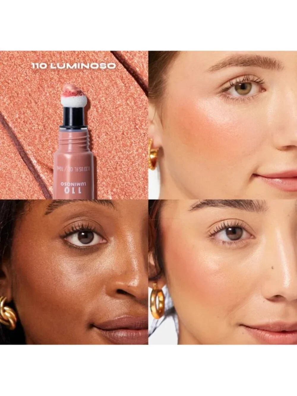 SEALED Milani Cheek Kiss Liquid Blush + Glow - 110 Luminoso
